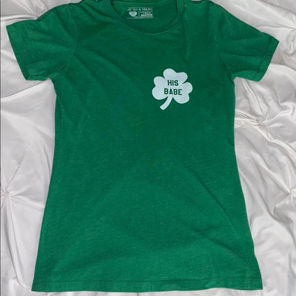 Hubs & Hers St Pattys tee